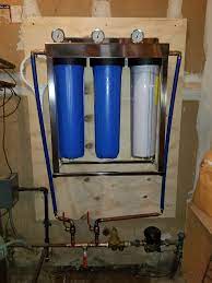 In line water filtration system. Whole House Inline Water Filtration System A Jay Plumbing