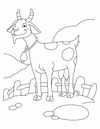 Just make sure you pick up all your coloring mess and let the messy goat get out of his own trouble. Goat Coloring Pictures Coloring Home