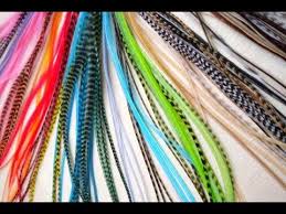 Renkli Sac Tuyu Susu Nasil Takilir Feathered Hairstyles Feather Hair Extensions Hair Extensions For Sale