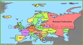 Capitali europee viaggi in europa mi potreste dare una cartina o dire l'indirizzo/sito dove trovarla cartina dell'europa politica con capitali grazi europa, cartina stati, inglese attraverso l'attività sensoriale con gli incastri della geografia il bambino comincia a costruire la sua conoscenza del mondo della geografia. Mappa Dell Europa Mappe D Europa