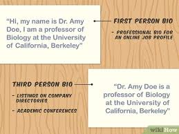 General manager responsibilities include formulating overall strategy, managing people and establishing policies. 6 Ways To Write A Brief Description Of Yourself Wikihow