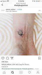 Pin By Katie Rumple On Tattoo Bug Tattoo Lady Bug Tattoo Fine Line Tattoos