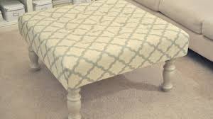 The ottoman is upholstered in linen fabric and offered in your choice of available colors. Handsome Fabric Ottoman Coffee Table Design Ideas Youtube