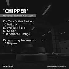 They not only test your physical strength, they also test your mental strength. Chipper Workout Functional Fitness Wod Wodwell