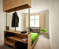 Tip #3 hou het interieur licht en luchtig. I Like This Bed Concept For A Small Room By Mode Lina Interieur Roomdivider Slaapkamer