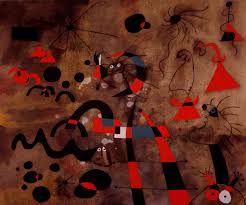 He used anything he could find to apply paint to his surface. Joan Miro Women Birds Stars Last Show Of Ssm S Trilogy On Spanish Art Legends Daily Sabah