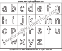 Letters Small Letters Free Printable Worksheets