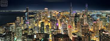 Use them in commercial designs under lifetime, perpetual & worldwide rights. Panoramic Cityscape Of Chicago At Night High Definition Art Photo By Andrew Prokos
