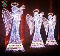 Buy In Bulk Christmas Angel Rope Light Motif Waterproof 3D ...