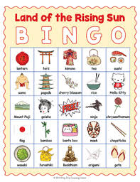 Japan Bingo Japan Themed Game By Drag Drop Learning Games Tpt Japan Bingo For Kids Japanese Learning Games