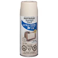Home wood & finishing stains, paints & finishes rustoleum chalked paint linen white. Painter S Touch Ultra Cover 2x Spray Paint Interior Exterior 340 G Satin Heirloom White 253710 Rona
