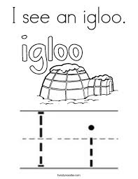 Download free printable igloo coloring pages for kids online is to provide the kids to practice igloo coloring easily by downloading a free igloo coloring image. I See An Igloo Coloring Page Twisty Noodle