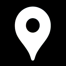 Map icon isolated on transparent background. Google Maps Black App Google Maps Icon App Icon
