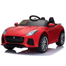 Homcom Voiture Vehicule Electrique Enfants 12 V V Max 8 Km H Effets Sonores Lumineux Rouge Jaguar En 2020 Voiture Electrique Enfant Voiture Vehicules Electriques