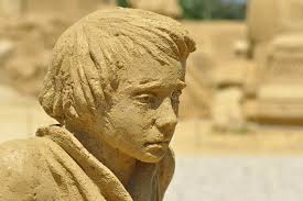 Sand figure stock photo. Image of burgas, architecture