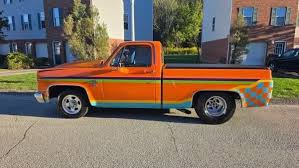 Image result for Orange 1981 Truck