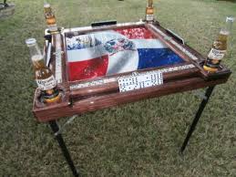 Domino Tables By Art With Dominican Flag Domino Table Domino Table