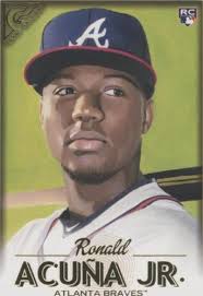 2018 Topps Gallery Ronald Acuna Jr. #140 RC Rookie Atlanta Braves