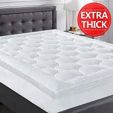 New Cohome King Size Mattress Topper Extra Thick Cooling Mattress Pad 400tc Cotton Top Plush Pillow Top Mattress Cover 8 21 Inch Deep Pocket Online The108ide In 2020 Queen Mattress Size Mattress Mattress Topper