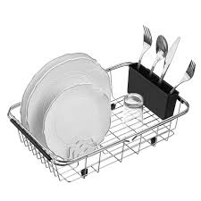 expandable in sink dish rack dish