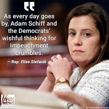 Rep. Elise Stefanik said while recapping Wednesday's impeachment  proceedings that Democrats have not yet pointed “to a single shred of  evidence of high crimes and misdemeanors of bribery.” https://fxn.ws/35jjJkj