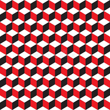 Black And Red Pattern Background Red And Black 3d Wallpaper Luxury Seamless Red And Black 3d Cubes Pattern Background Texture In 2020 Cube Pattern Textured Background 3d Cube