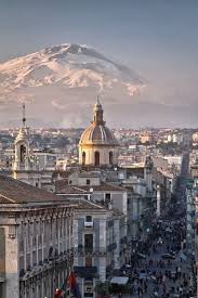 It is the second largest city in sicily with the metropolitan area reaching one million inhabitants, a major transport hub. Catania And Mount Etna Sicily Cities Italy Vacation Italy Travel