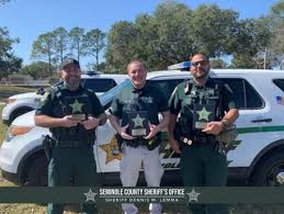 Please join us in congratulating SCSO School Resource Deputies Anthony Fiore,  Brian Coduto, and Victor Guzman for being selected as the School Safety  Division SRD of the 2nd quarter. Not only do