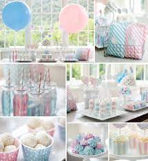 Pink And Blue Decor Baby Pink Baby Blue Party Supplies Set For Kids Prince P Pink Baby Shower Decorations Pink Baby Shower Party Blue Baby Shower Decorations