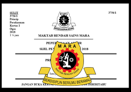 Soalan Percubaan Spm Maktab Rendah Sains Mara 2018