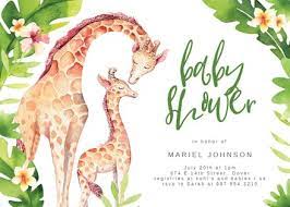 Babies are expensive, but your baby shower doesn't have to be. Safari Baby Shower Invitation Templates Free Greetings Island