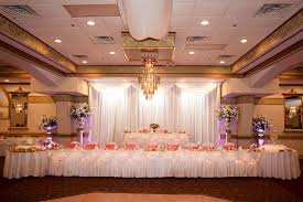 Head Table At Coral Wedding Ceremony And Reception At Guy S Party Center In Akron Ohio Coral Wedding
