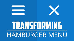 A sass library is also included in the source. Transforming Hamburger Menu Animated Toggle Nav Button With Html5 Css3 And Jquery Youtube