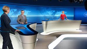 A german news show on the public broadcaster ard. Tagesschau Broadcast Set Design Gallery