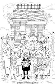 Drawing the addams family house part 1: Creative And Great Coloring Web Page Of The Adams Household Coloring Web Page Of The Househol Family Coloring Pages Family Coloring Halloween Coloring Pages