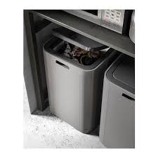 Gigantisk Touch Top Trash Can Dark Gray 16 Gallon Ikea Hidden Trash Can Kitchen Kitchen Trash Cans Trash Can