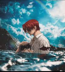 Shanks, anime, emperor, one piece, red haired pirates. Luffy Shanks Anime Art Manga Anime One Piece One Piece Anime