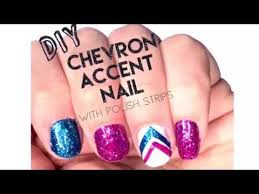 Colorstreet nail polish strips are 100% nail polish! Easy Diy Chevron Nail Art W Color Street Strips Voice Over Instructions Youtube