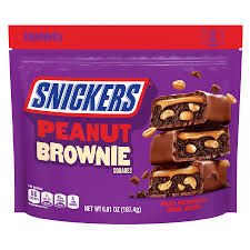 It is our job to make your search for the right snickers garment as easy as possible. Snickers Peanut Brownie Squares Fun Size Chocolate Candy Bars Walgreens