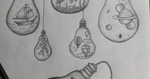 Light Bulb Drawings Bulbs Art Drawings Simple Art Drawings Light Bulb Drawing