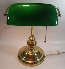 Vintage Style Curved Green Glass On Brass Bankers Desk Lamp 15 Glass Desk Lamps Desk Lamp Desk Lamp Diy