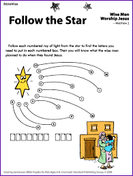 Follow The Star Wise Men Puzzle Kids Korner Bible Activities For Kids Bible Worksheets Kids Church