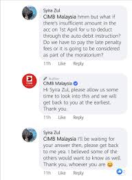We did not find results for: Nsz On Twitter Hi Guys Whoever Have Auto Debit Instruction With Cimb On 1st Until 9th Of Each Month And Would Want To Opt For The Moratorium Please Clear Your Bank