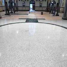 Terrazzo Floors Design A Custom Terrazzo Flooring System Terrazzo Flooring Terrazzo Garage Design