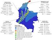 Map of climatic zones in Colombia (according to the Köppen-Geiger ...