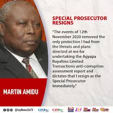 Former Special Prosecutor, Martin Amidu explains what informed his decision  to resign. Also, follow our Instagram page https://bit.ly/36hVIhc for all  the breaking news and latest stories.