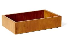 Selamat Captain S Amenities Tray Varnished Teak In 2020 Teak Tray Teak Tray