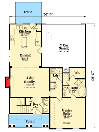 Plan 75404gb 4 Bed Home Plan With First Floor Master Suite Country Style House Plans House Plans Cottage Plan