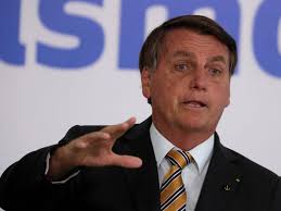 Presidente jair messias bolsonaro e ministro do ministério da saúde , luiz henrique mandetta, concedem entrevista coletiva no palácio do planalto sobre o enfrentamento à covid19. Bolsonaro Says Brazil Is A Country Of F Gots In Covid 19 Speech