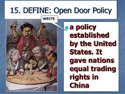12 dec open door policy. 7 1 Moodle Lure Of U S Imperialism